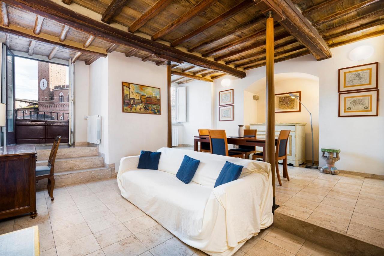 The Balcony Suite - Affaccio Su Piazza Del Campo Siena Exteriér fotografie