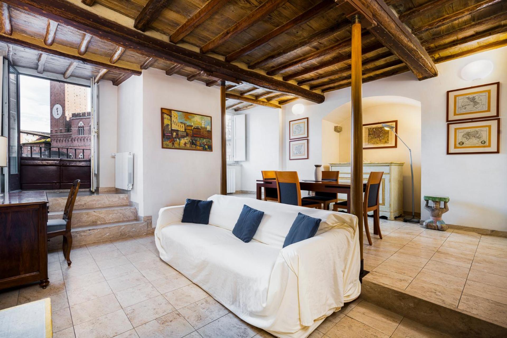 The Balcony Suite - Affaccio Su Piazza Del Campo Siena Exteriér fotografie